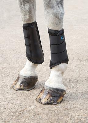 Show full view: Shires Equestrian Products ARMA Air Motion Brushing Horse Boots, Black, Cob slide 3 of 4