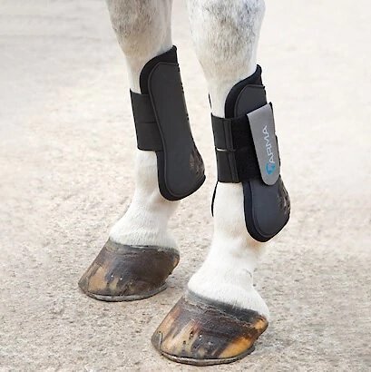 Shires Equestrian Products ARMA Tendon Horse Boots, Grey, Full slide 1 of 2