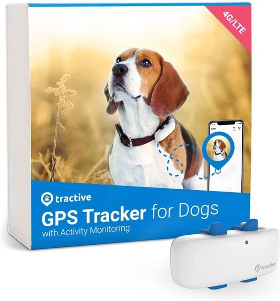 Tractive Dog & Cat GPS Tracker, White slide 1 of 9