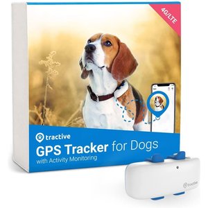 Tractive Dog & Cat GPS Tracker, White