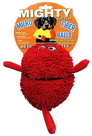 Mighty MicroFiber Balls T-Rex Plush Dog Toy
