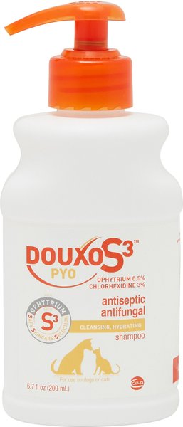 Douxo S3 PYO Antiseptic Antifungal Chlorhexidine Dog & Cat Shampoo, 6.7-oz bottle slide 1 of 7