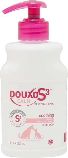 Douxo S3 CALM Soothing Itchy, Hydrated Skin Dog & Cat Shampoo, 6.7-oz bottle slide 1 of 6