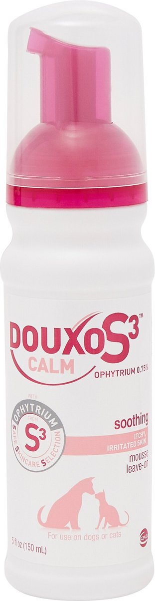 Douxo S3 CALM Soothing Itchy, Hydrated Skin Dog & Cat Mousse, 5.1-oz bottle amazon.com wishlist