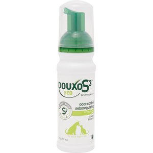 Douxo S3 SEB Odor-Control Seboregulating Dog & Cat Mousse, 5.1-oz bottle