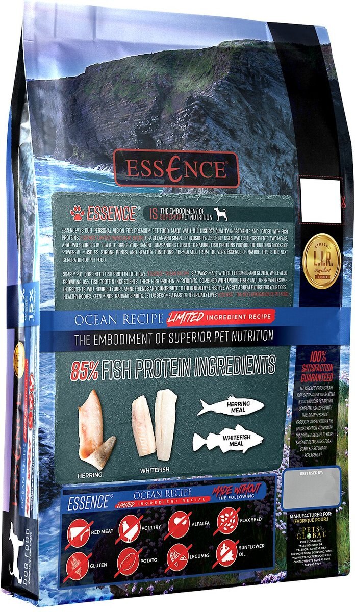 ESSENCE Limited Ingredient Recipe Ocean Recipe Dry Dog Food, 12.5lb