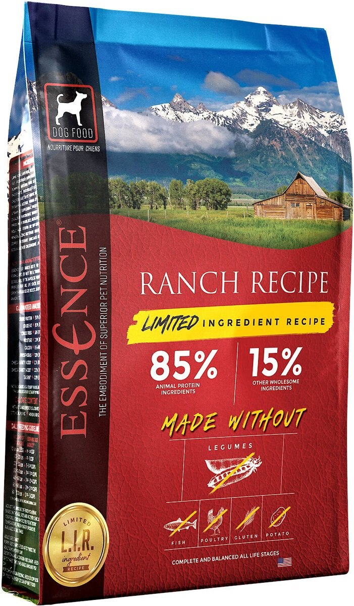 ESSENCE Limited Ingredient Recipe Ranch Recipe Dry Dog Food, 12.5lb