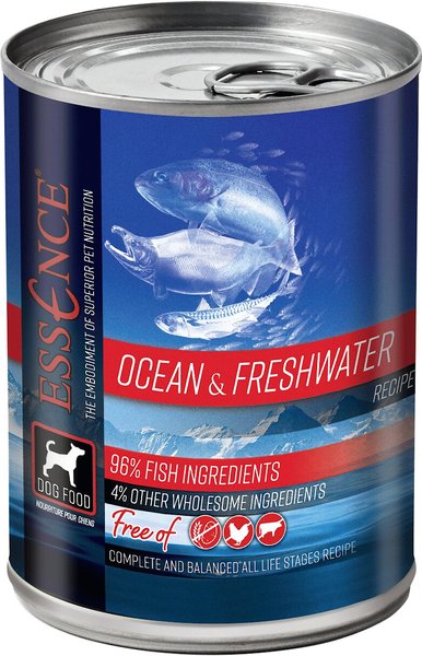 Essence Ocean & Freshwater Recipe Wet Dog Food, 13-oz, case of 12 slide 1 of 2