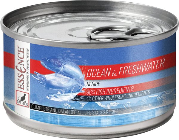 Essence Ocean & Freshwater Recipe Wet Cat Food, 5.5-oz, case of 24 slide 1 of 2