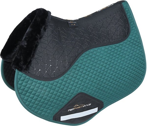 Shires Equestrian Products Performance Fusion Jump Horse Saddlecloth, Green slide 1 of 1
