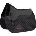 Shires Equestrian Products Performance Soft Grip Horse Saddlecloth, Black, 22 x 28-in