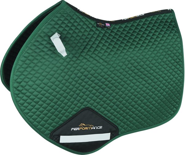 Shires Equestrian Products Performance Jump Horse Saddlecloth, Green slide 1 of 1