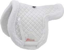 Shires Equestrian Products SupaFleece Full-Lined Shaped Horse Pad, 25 x 19-in