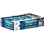 Blue Buffalo Tastefuls Chicken, Turkey & Chicken & Ocean Fish & Tuna Entrées Variety Pack Pate Wet Cat Food, 5.5-oz can, case of 12