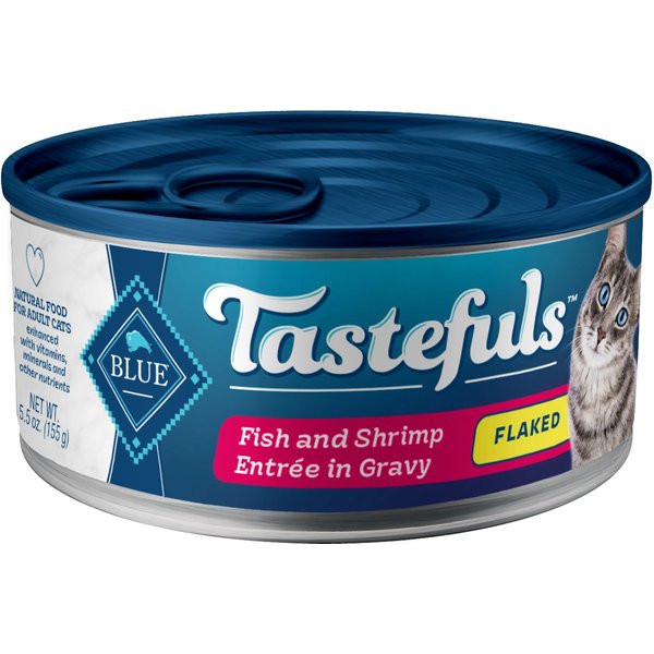 BLUE BUFFALO Tastefuls Tuna Entrée in Gravy Flaked Wet Cat Food, 5.5oz