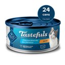 Blue Buffalo Tastefuls Chicken Entrée Kitten Pate Wet Cat Food, 3-oz can, case of 24
