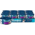 Blue Buffalo Tastefuls Beef Entrée Pate Wet Cat Food, 5.5-oz can, case of 24