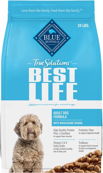 Blue Buffalo True Solutions Best Life Medium Breed Adult Dry Dog Food, 24-lb bag slide 1 of 9