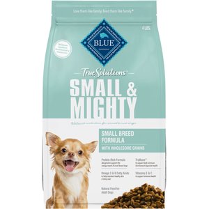 Blue Buffalo True Solutions Small & Mighty Small Breed Formula Adult Dry Dog Food, 4-lb bag