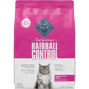 Blue Buffalo True Solutions Hairball Control Chicken Adult Dry Cat Food, 11-lb bag