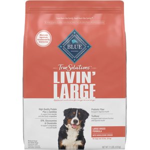 Blue Buffalo True Solutions Livin' Large Large Breed Formula Adult Dry Dog Food, 11-lb bag