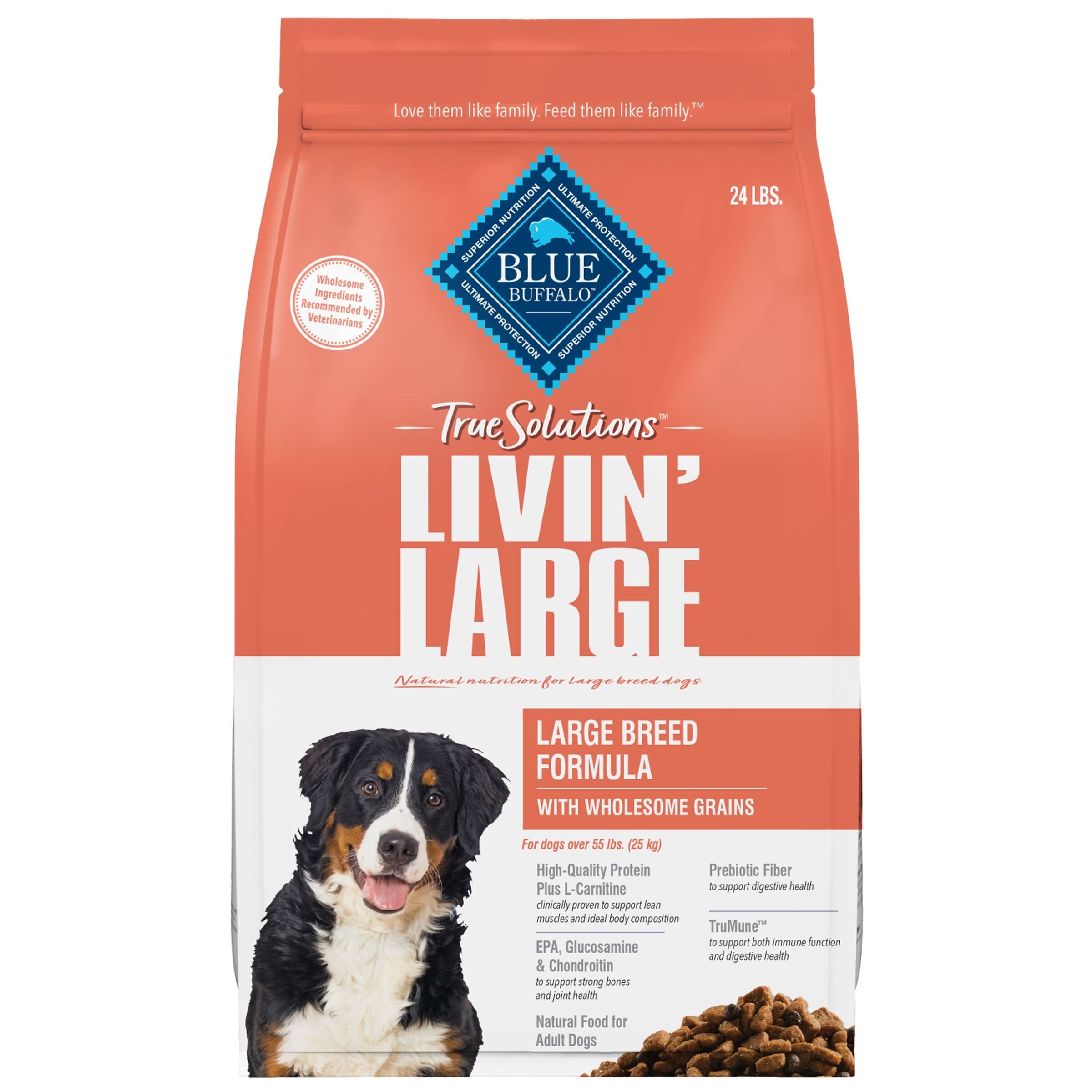 BLUE BUFFALO True Solutions Livin Large Large Breed Formula Adult