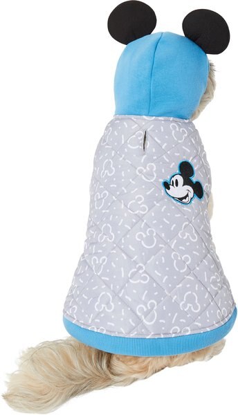 Disney  Lightweight Mickey Mouse Quilted Puffer Dog & Cat Coat, Small slide 1 of 7