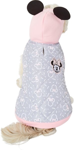 Disney Minnie Mouse Quilted Puffer Dog & Cat Coat, Medium slide 1 of 6