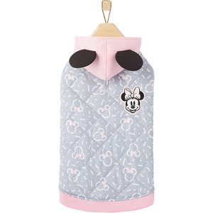 Disney Mediumweight Minnie Mouse Quilted Puffer Dog & Cat Coat, Medium