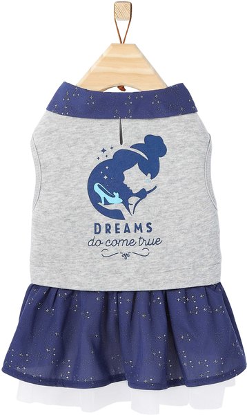 Disney Cinderella "Dreams Come True" Dog & Cat Sweatshirt Dress, Small slide 1 of 9
