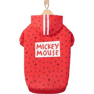Disney Mickey Mouse Graphic Dog & Cat Hoodie, Large