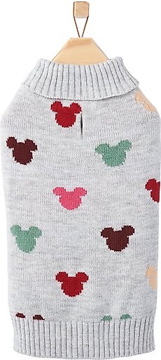 Disney Mickey Mouse Confetti Dog & Cat Sweater, Small