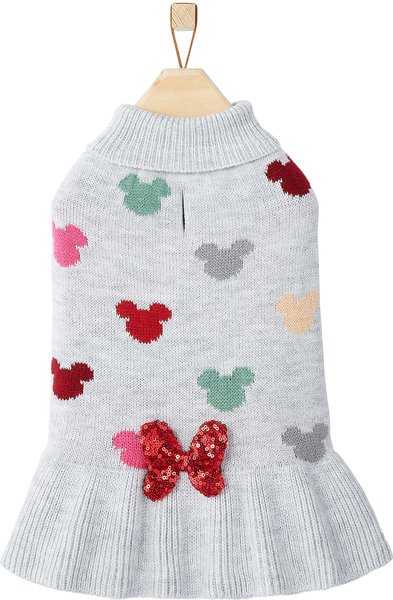 Disney Minnie Mouse Confetti Dog & Cat Sweater Dress, Medium slide 1 of 6