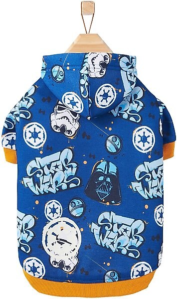 STAR WARS Graffiti Print Dog & Cat Hoodie, X-Small slide 1 of 9