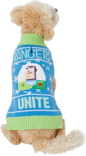 Pixar Toy Story Buzz Lightyear "Unite" Dog & Cat Sweater,  X-Small slide 1 of 8