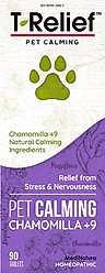 MediNatura T-Relief Chamomilla +9 Homeopathic Medicine for Anxiety for Dogs, Cats & Horses, 90 count slide 1 of 5