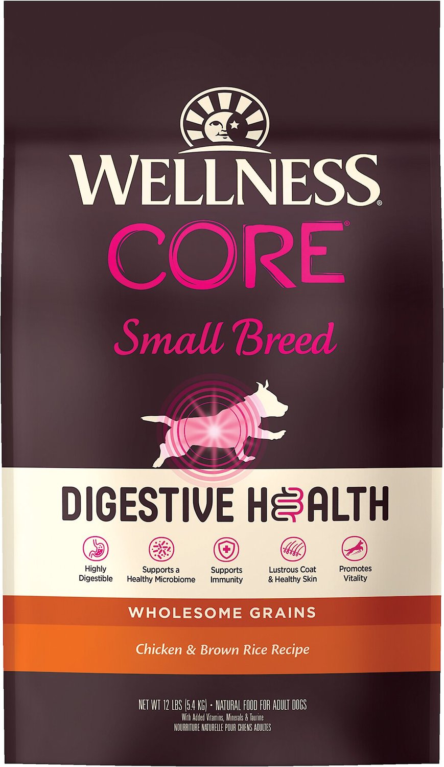 Wellness CORE Digestive Health Small Breed Dry Dog Food with Wholesome Grains