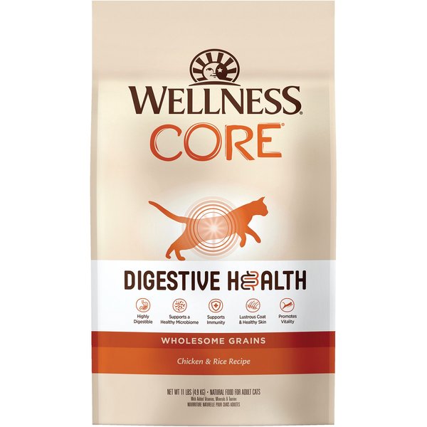 WELLNESS CORE Digestive Health Wholesome Grains Chicken & Rice Recipe
