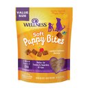 Wellness Soft Puppy Bites Lamb & Salmon Recipe Grain-Free Natural Dog Treats, 8-oz pouch