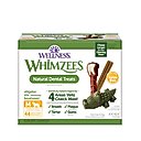 WHIMZEES by Wellness Value Box Dental Chews Natural Grain-Free Dental Dog Treats, Medium, 44 count
