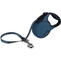 KONG Retractable Terrain Nylon Reflective Retractable Dog Leash, Blue, Large: 16-ft long, 1/2-in wide