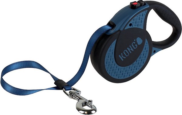 KONG Retractable Ultimate Reflective Retractable Dog Leash, Blue, X-Large: 16-ft long, 0.6-in wide slide 1 of 5