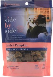 Side by Side Lamb & Pumpkin Soft & Chewy Dog Treats, 6-oz bag