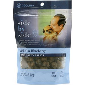 Side by Side Rabbit & Blueberry Soft & Chewy Dog Treats, 6-oz bag