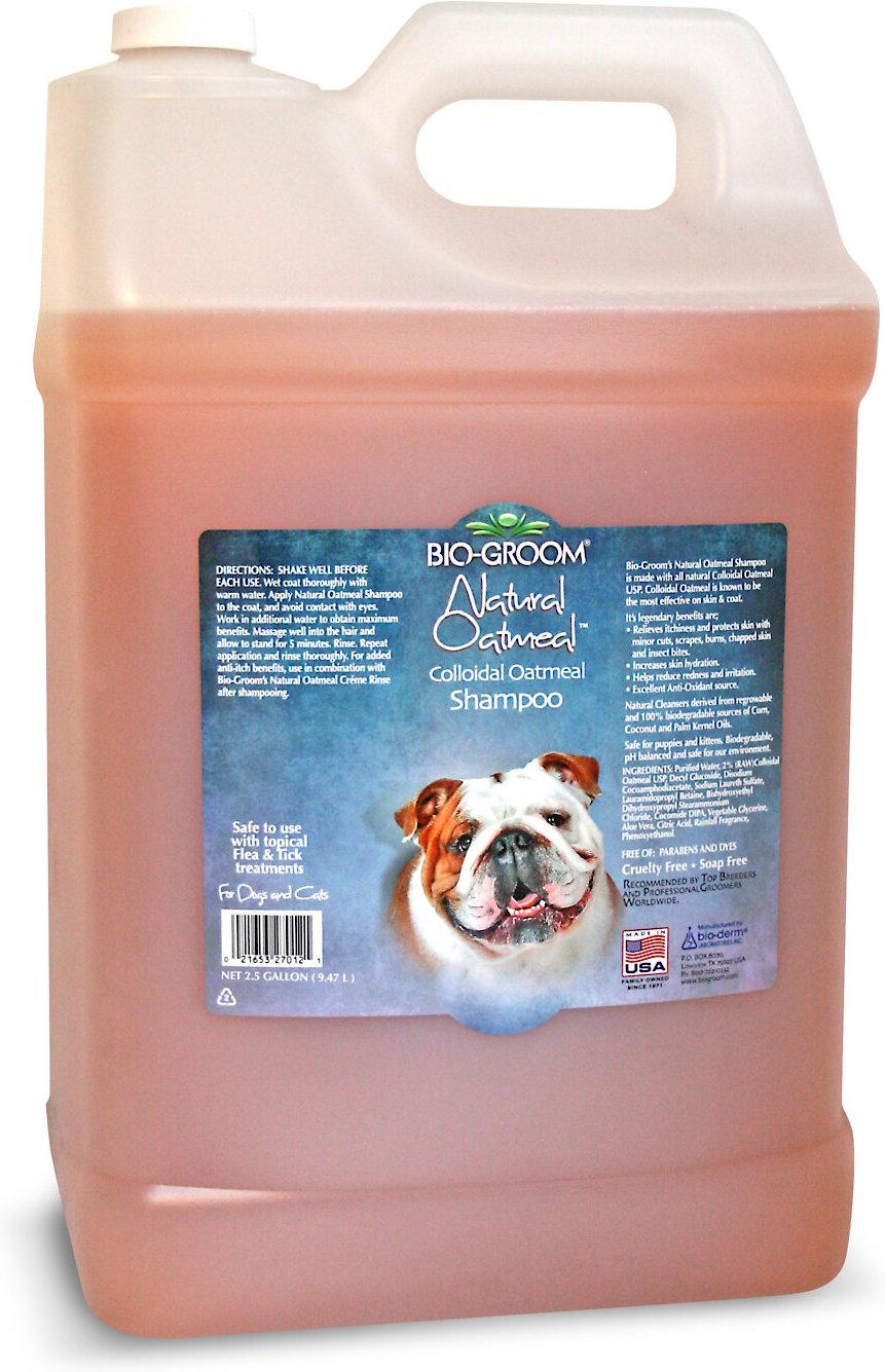 BIO-GROOM Soothing Oatmeal Dog Shampoo, 2.5-gallon jug - Chewy.com