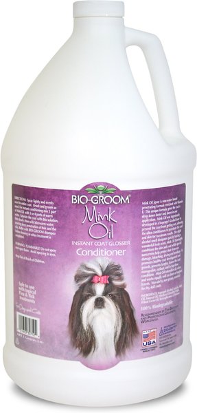 BIO GROOM Mink Oil Coat Health Dog Conditioner 1 gal bottle