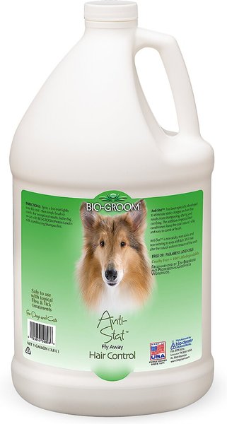 BIO-GROOM Anti-Stat Fly Away Hair Control Dog Spray, 1-gal bottle ...