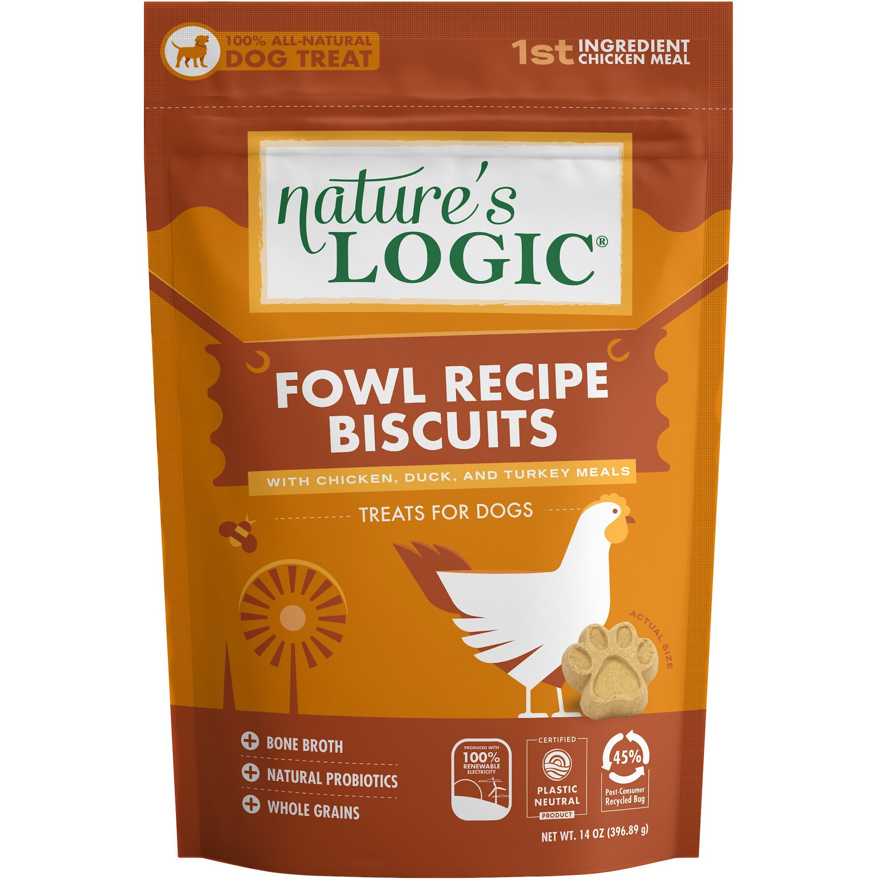 Nature's Logic Red Recipe Biscuit Dog Treats