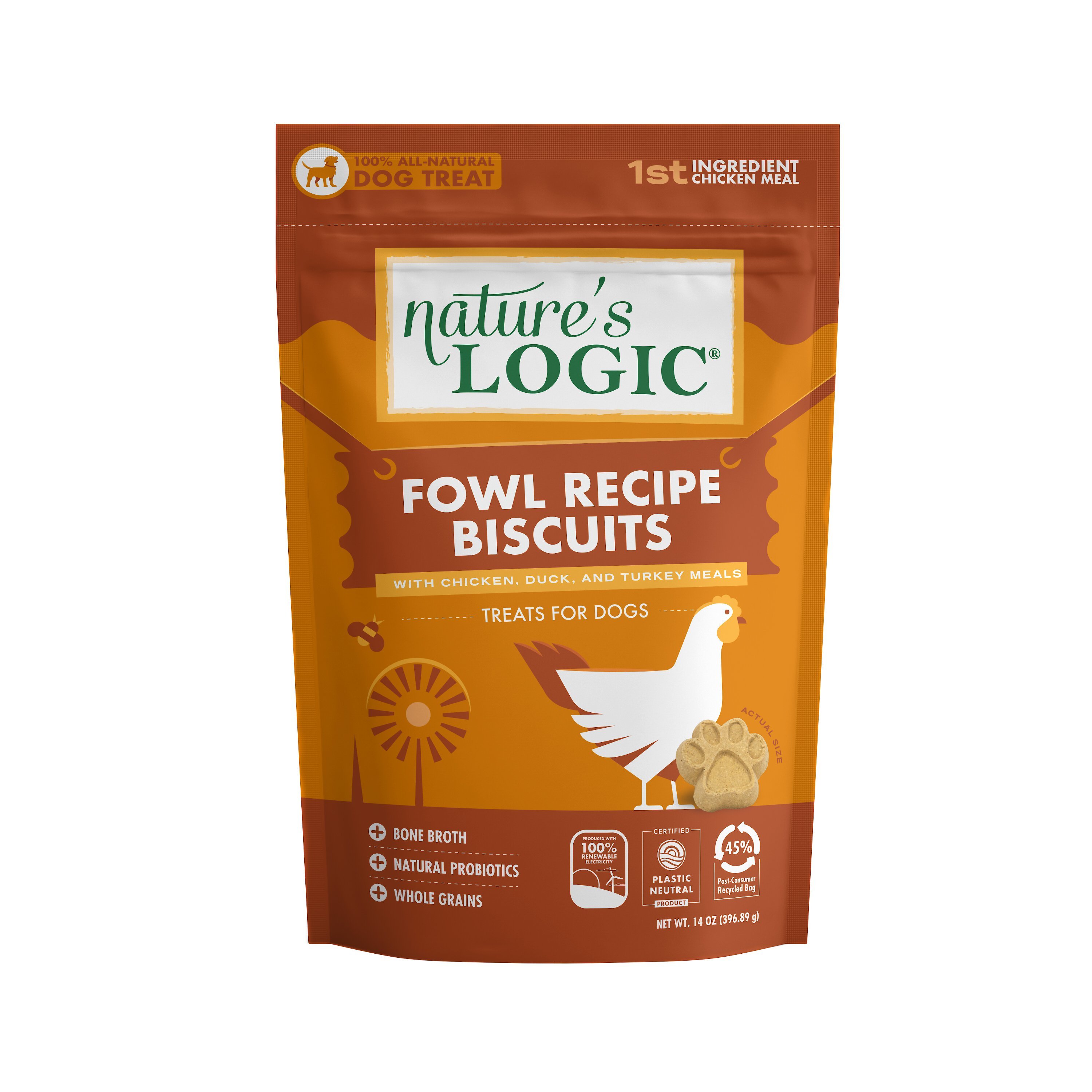 Nature's Recipe Pure Essentials Limited Ingredient Duck & Carrot Recipe Biscuits Dog Treats