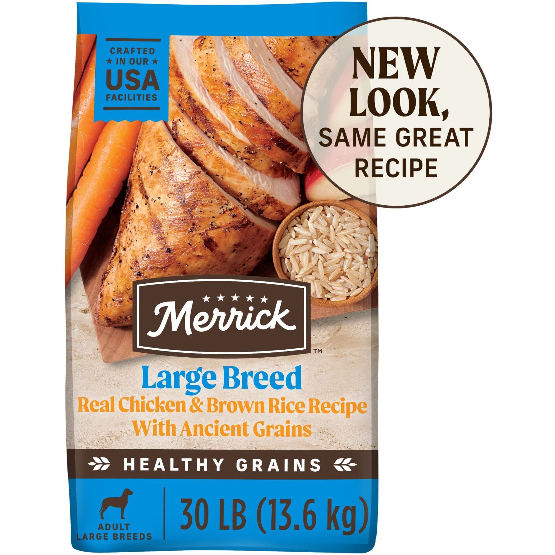 Merrick large breed shop puppy food reviews